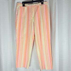 Talbots‎ Multicolor Striped Pants
